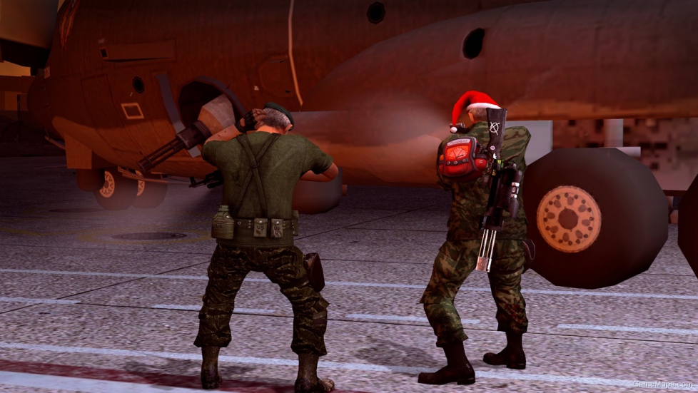 L4D1 Bill (Santa Hat)