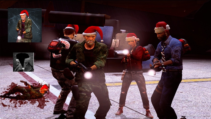 L4D1 Bill (Santa Hat)