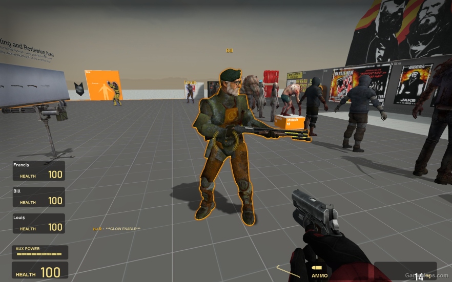 L4D1 Bill in HL2 suit