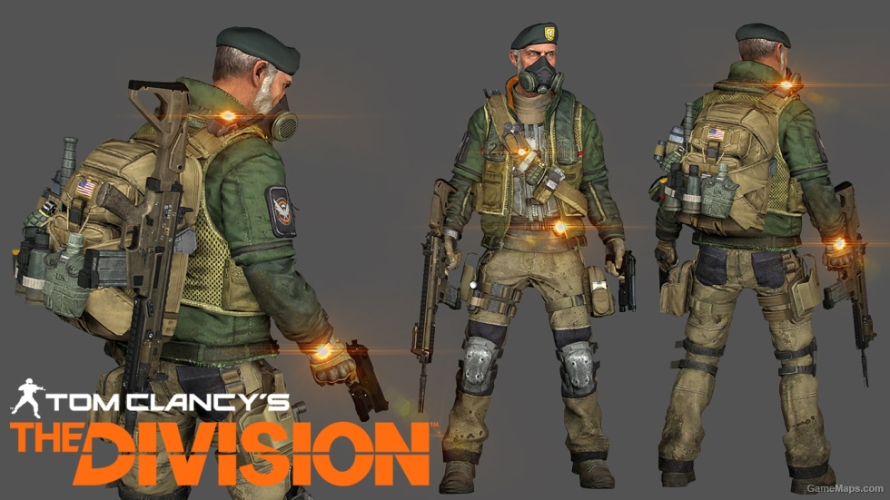 L4D1 Bill The Division (Masked+Beret)