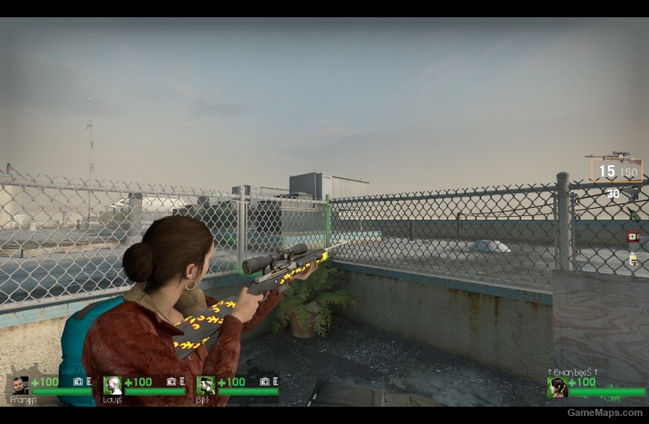 l4d1 blaze hunting rifle camo skin