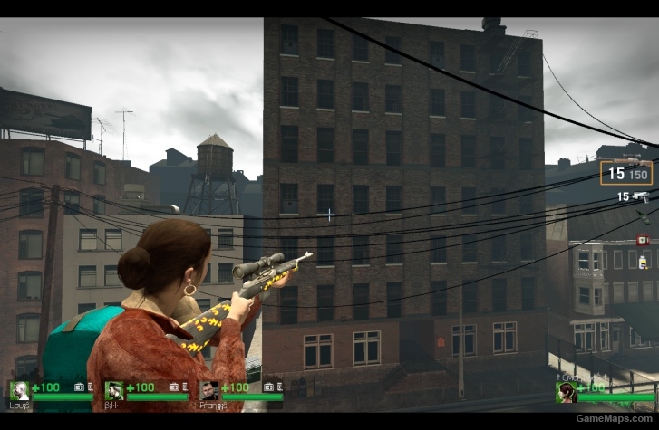 l4d1 blaze hunting rifle camo skin