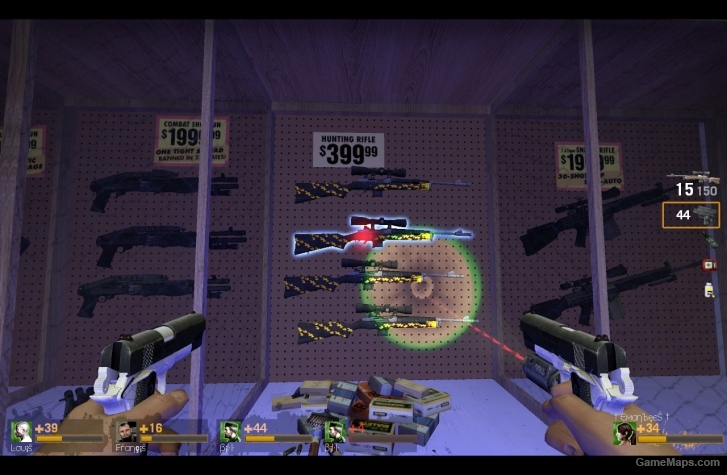 l4d1 blaze hunting rifle camo skin
