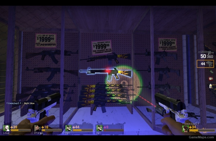 l4d1 blaze riflem16 camo skin