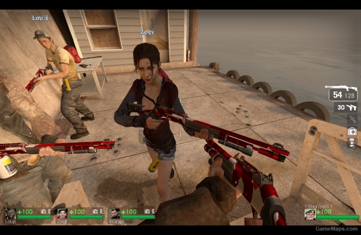 l4d1 bloodhound autoshotgun camo skin