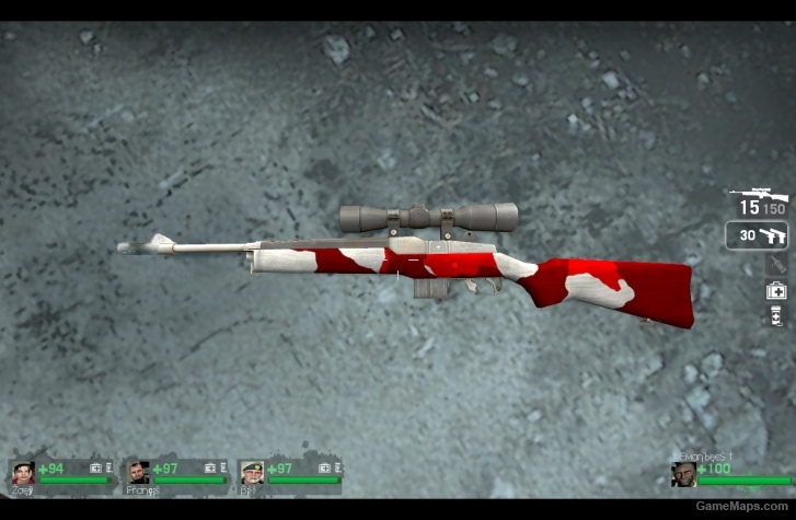 l4d1 bloodhound hunting rifle camo skin