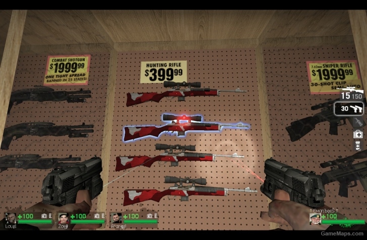 l4d1 bloodhound hunting rifle camo skin