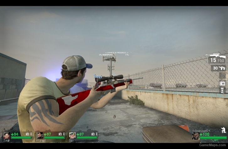 l4d1 bloodhound hunting rifle camo skin
