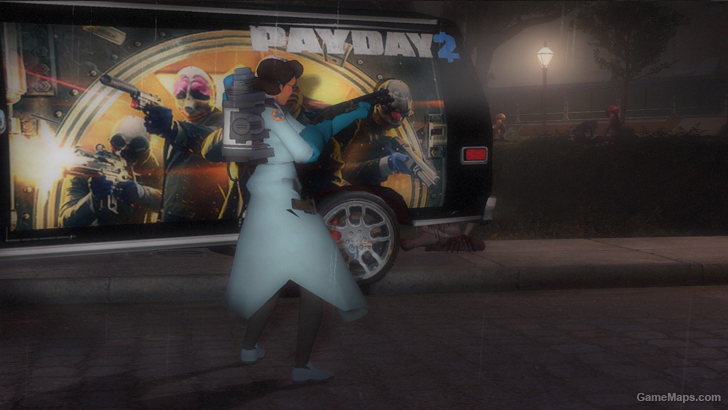 L4D1 Blue Female Medic replaces Zoey