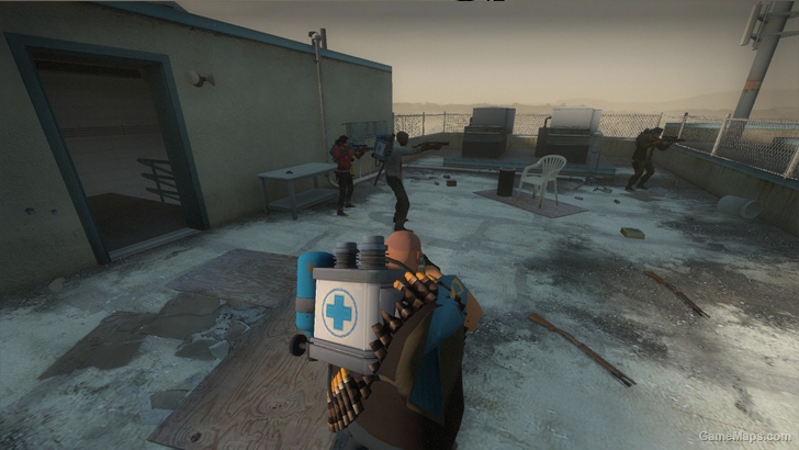 L4D1 Blue Heavy replaces Francis