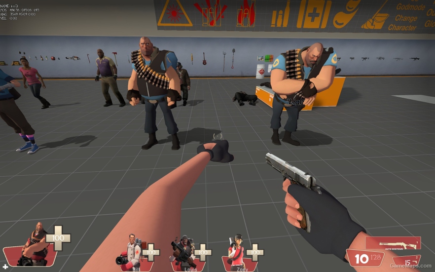 L4D1 Blue Heavy replaces Francis