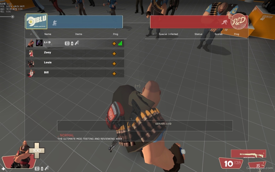 L4D1 Blue Heavy replaces Francis