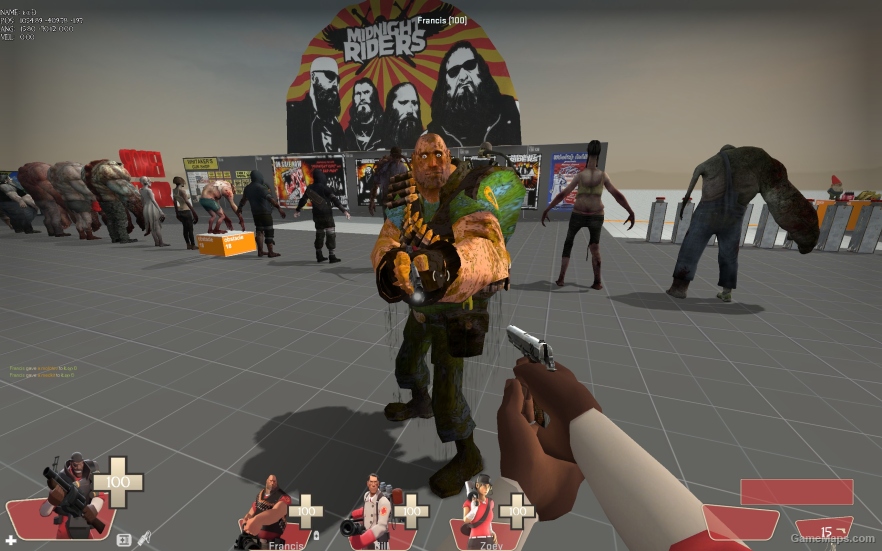 L4D1 Blue Heavy replaces Francis