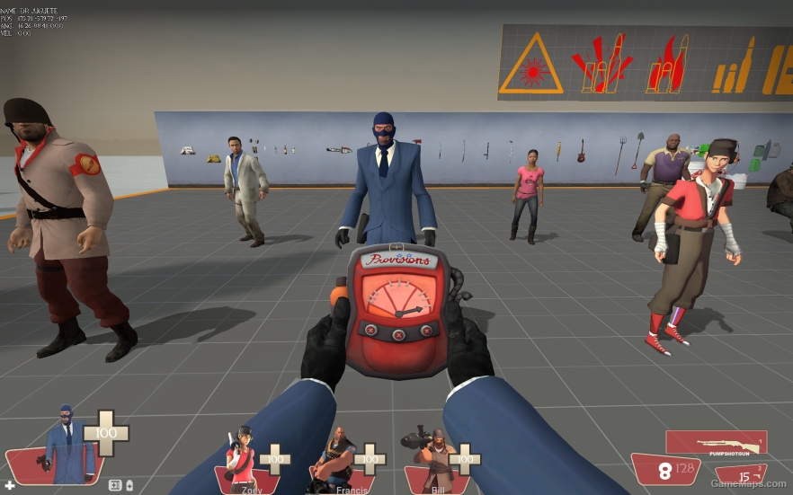 L4D1 Blue Spy replaces Louis