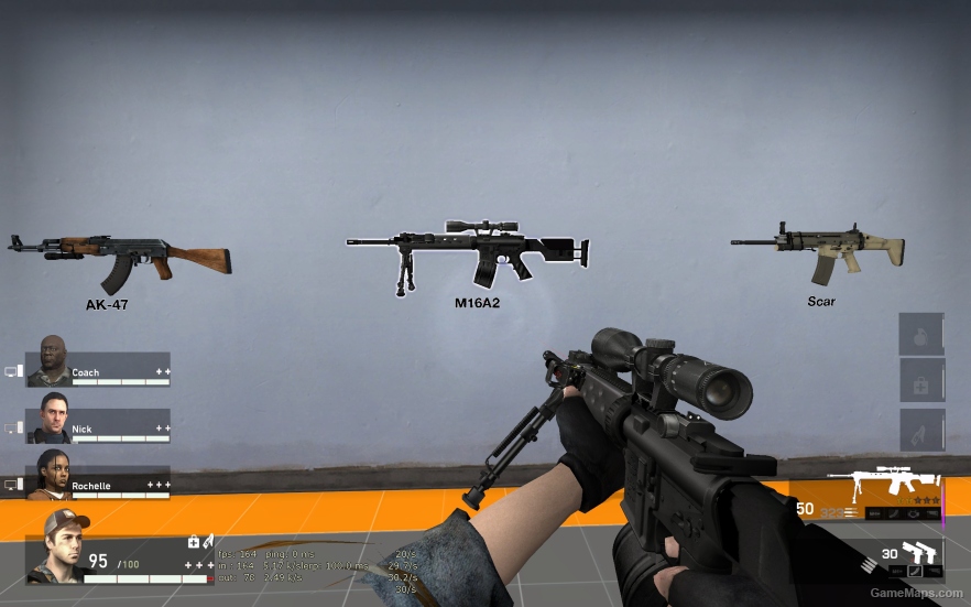 L4D1_BP Down Tacticool M16