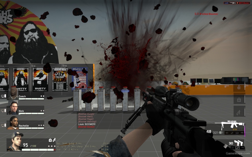 L4D1_BP Down Tacticool M16