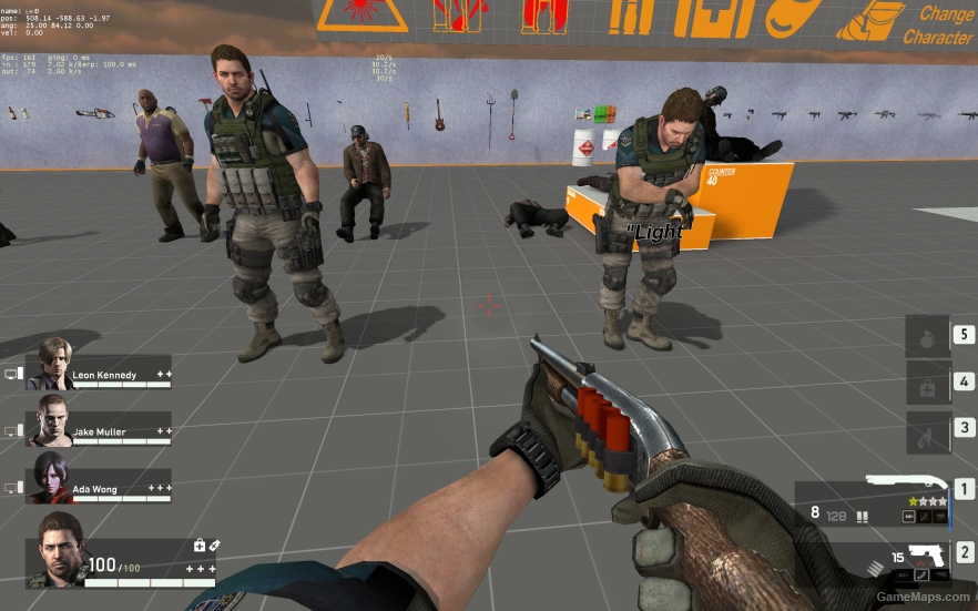 L4D1 Chris Redfield (Asia Outfit) (RE6) Francis