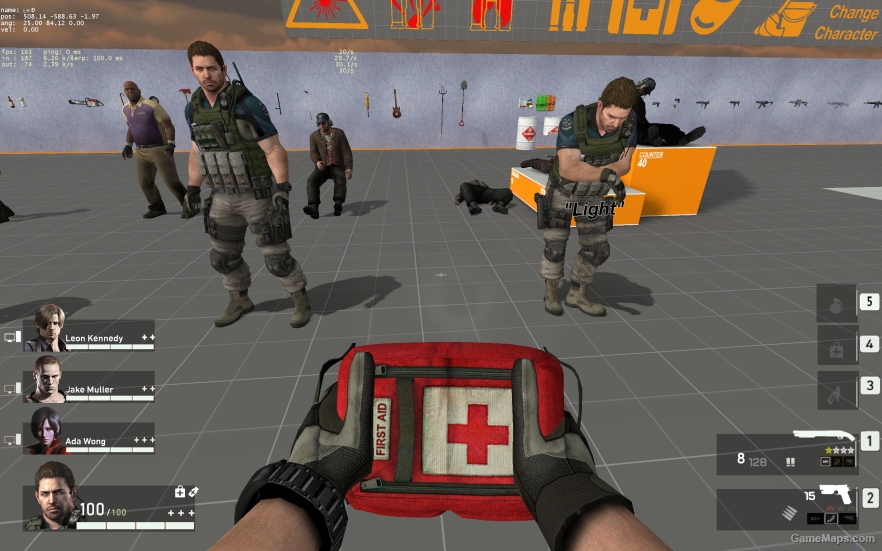 L4D1 Chris Redfield (Asia Outfit) (RE6) Francis