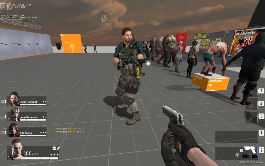 L4D1 Chris Redfield (Asia Outfit) (RE6) Francis