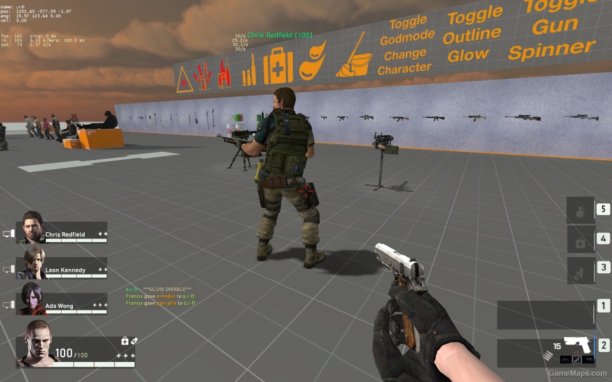 L4D1 Chris Redfield (Asia Outfit) (RE6) Francis