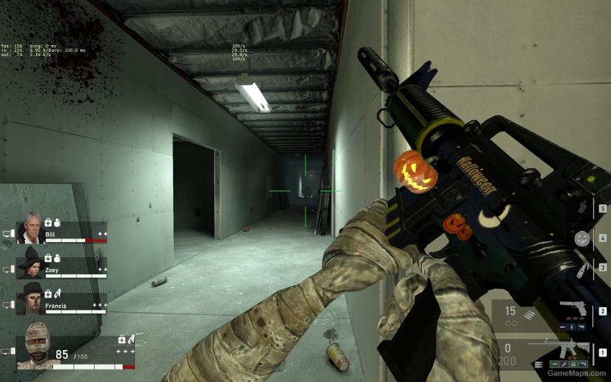 L4D1 Crossfire: M4A1 S Halloween