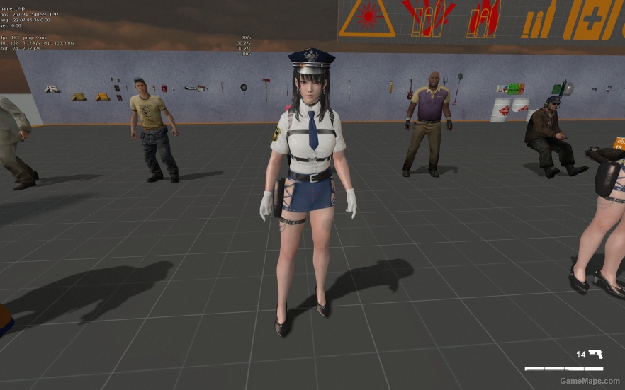 L4D1 Doaxvv_Shizuku:police-officers (Zoey）