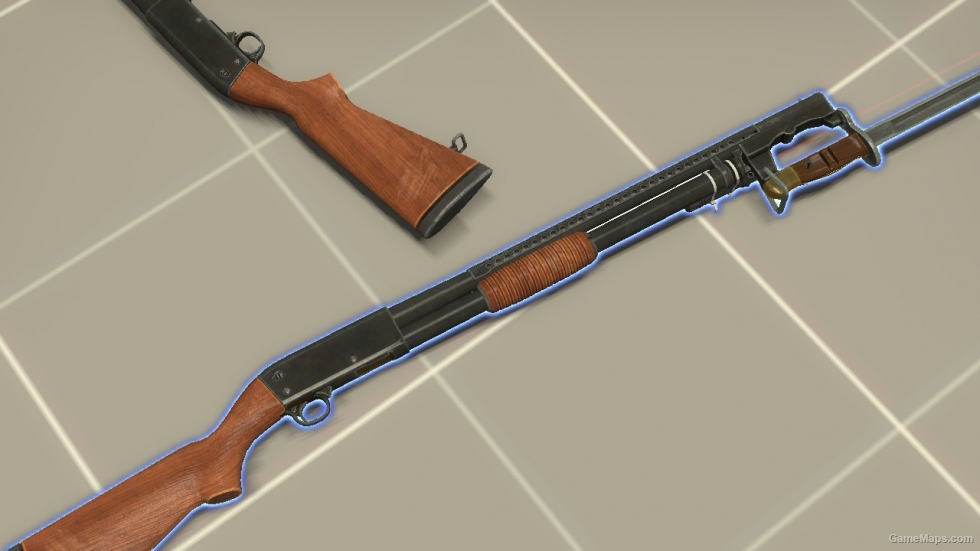 L4D1 DOI Ithaca Model 37 Trench Gun with Bayonet (Pump)