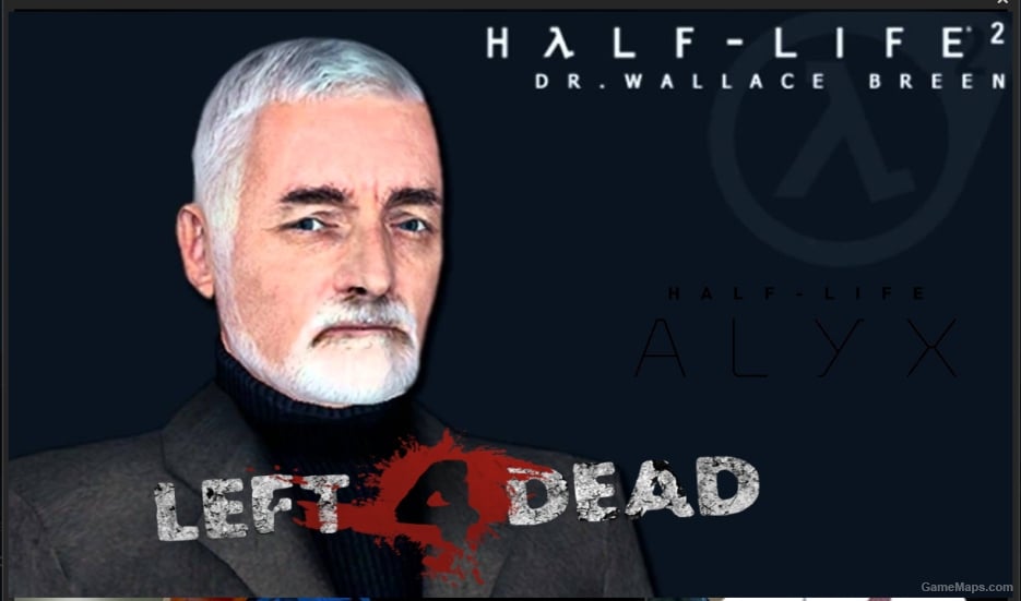 L4D1 Dr. Breen for Bill - HL2