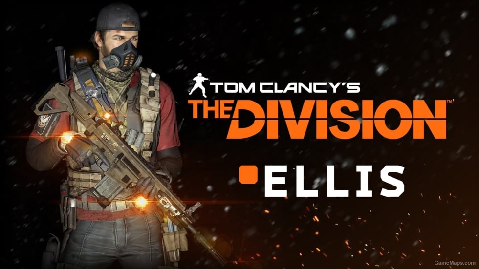 L4D1 Ellis The Division (Masked) replaces Louis