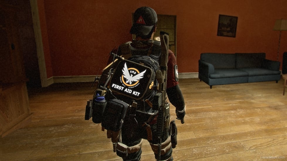 L4D1 Ellis The Division (Masked) replaces Louis