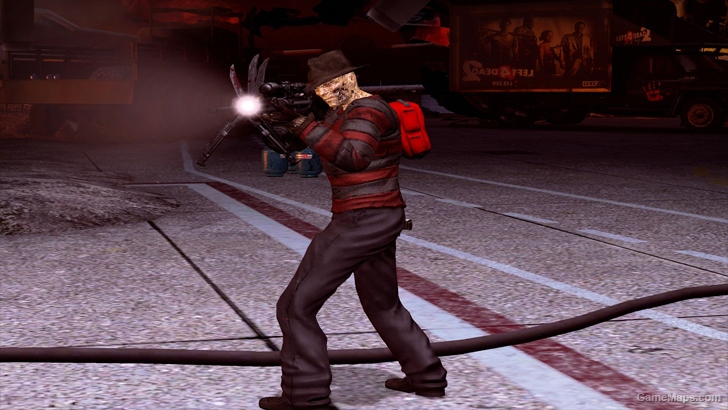 L4D1 Freddy Krueger replace Bill