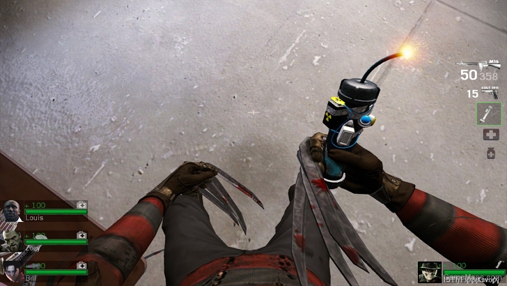 L4D1 Freddy Krueger replace Bill