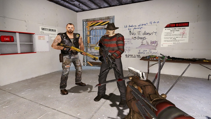 L4D1 Freddy Krueger replace Bill