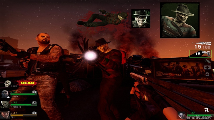 L4D1 Freddy Krueger replace Bill