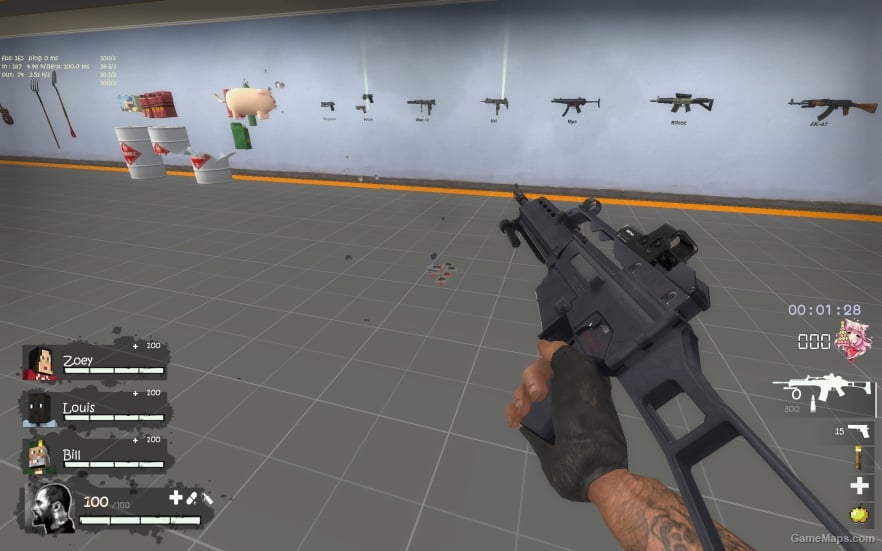 L4D1 G36k rifle Online
