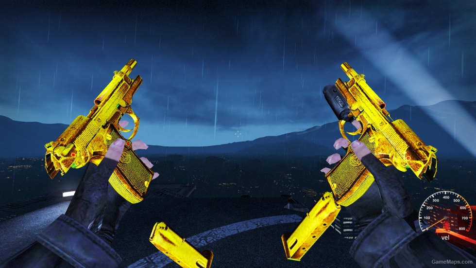 L4D1 Gloden Beretta Pistol