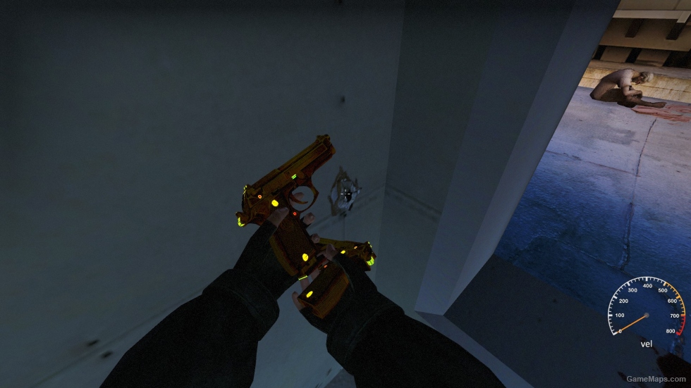 L4D1 Gloden Beretta Pistol