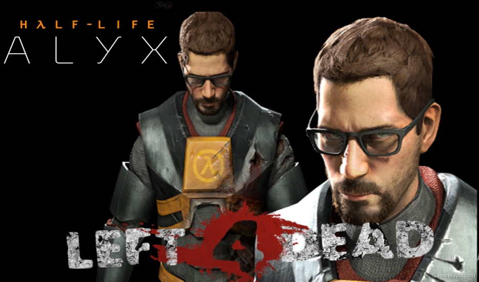 L4D1 Gordon Freeman [HLA] Replace Louis