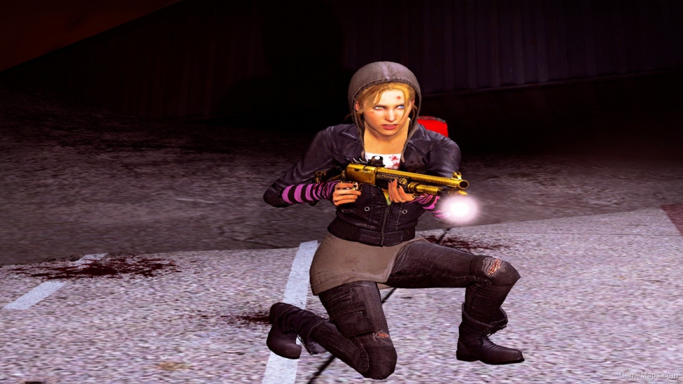 L4D1 Gutterpunk Zoey Blonde Hair