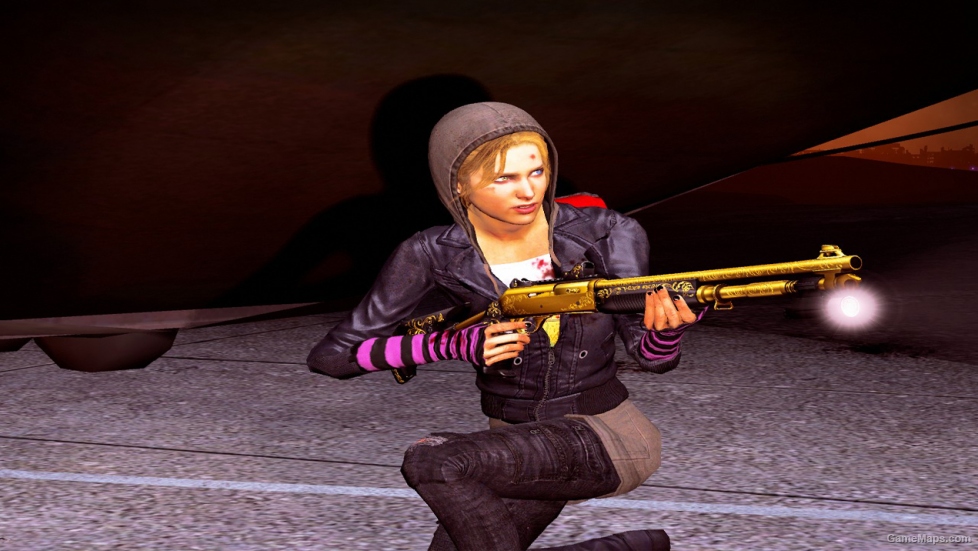 L4D1 Gutterpunk Zoey Blonde Hair