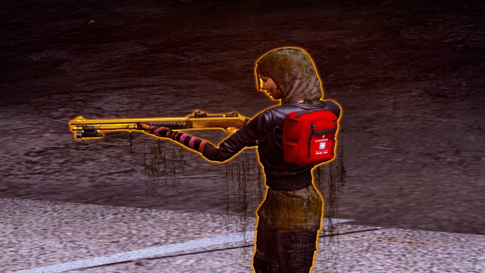 L4D1 Gutterpunk Zoey Blonde Hair