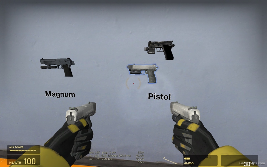 L4D1 HL2 Pistols
