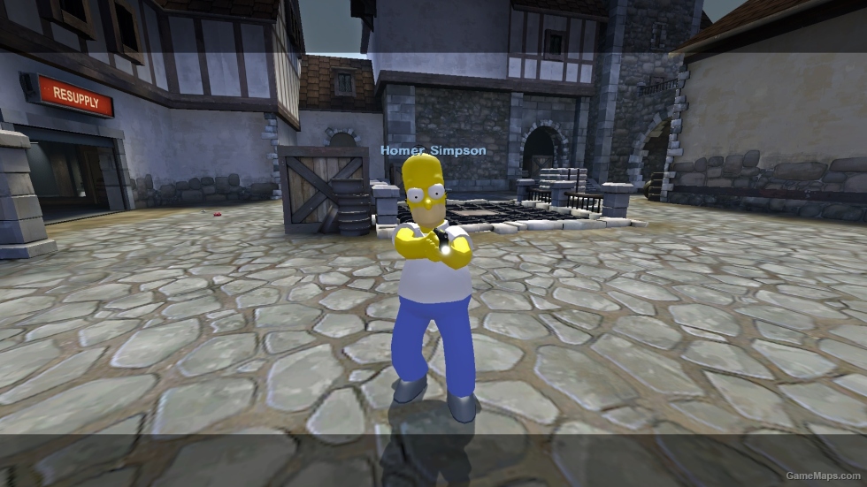 L4D1 Homer Simpson (Francis & Louis)