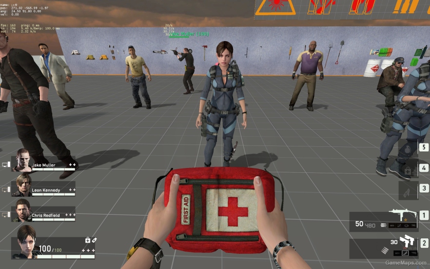 L4D1 Jill Valentine (RE:REV) (Zoey)