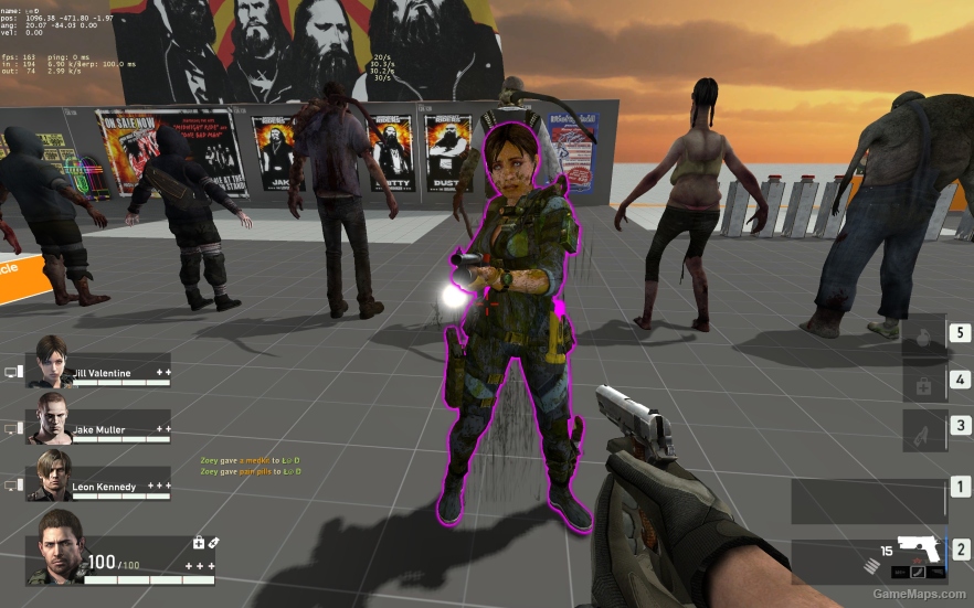 L4D1 Jill Valentine (RE:REV) (Zoey)