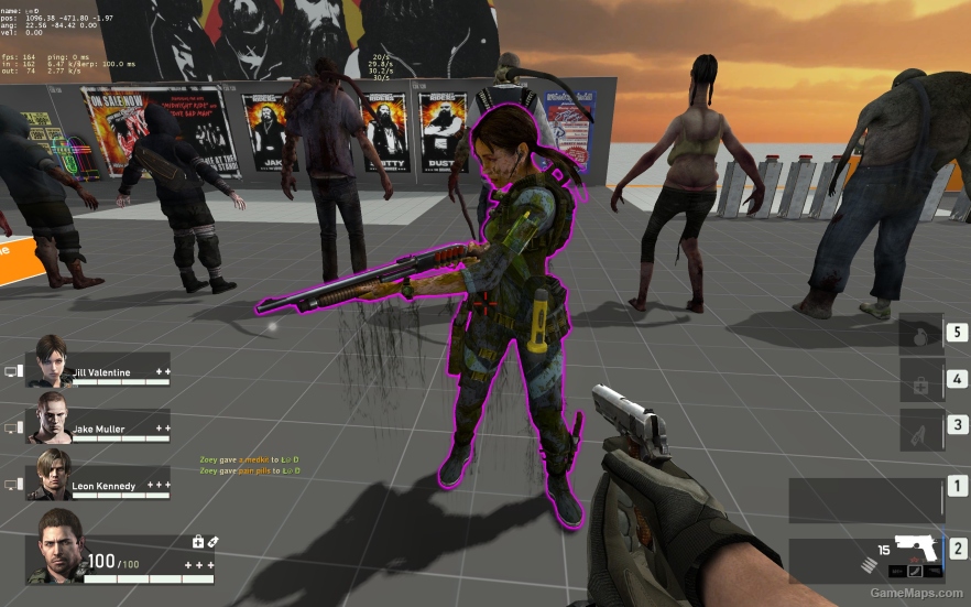 L4D1 Jill Valentine (RE:REV) (Zoey)