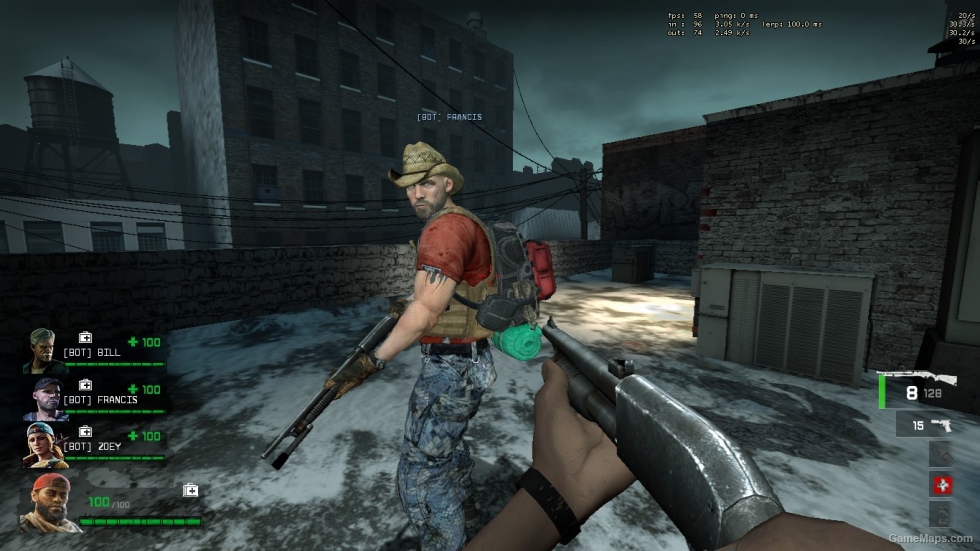 L4D1 Judd Whitaker - World War Z - [Bill&Francis]