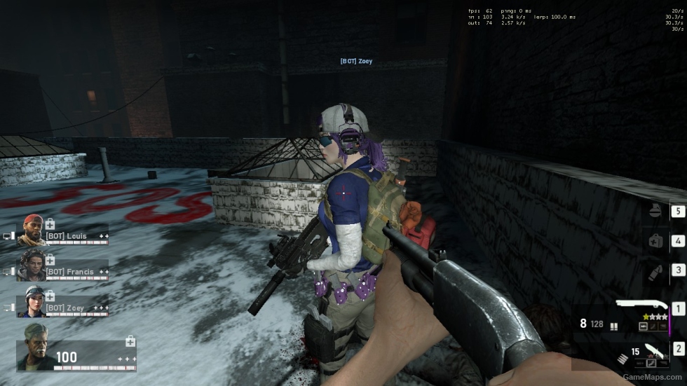 L4D1 Kimiko Nomura - World War Z - [Zoey]