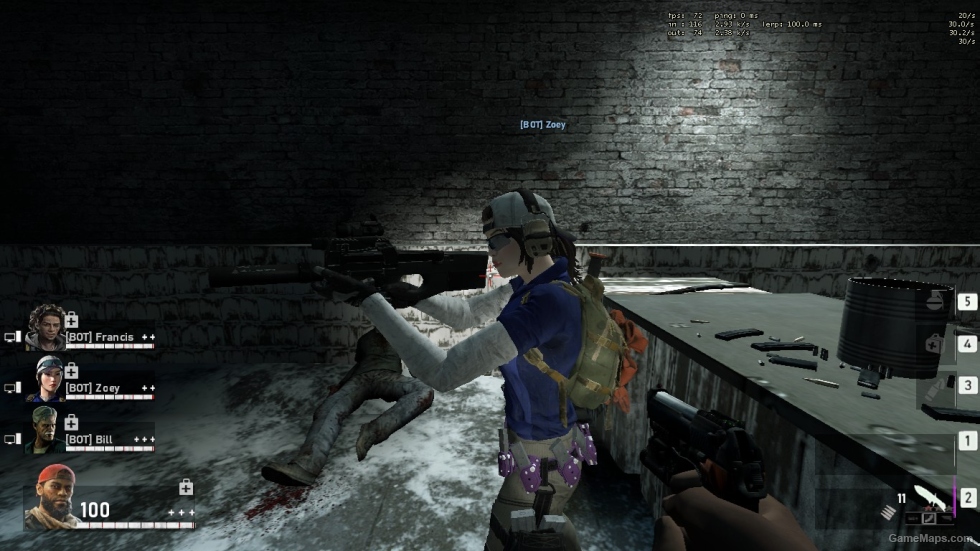 L4D1 Kimiko Nomura - World War Z - [Zoey]