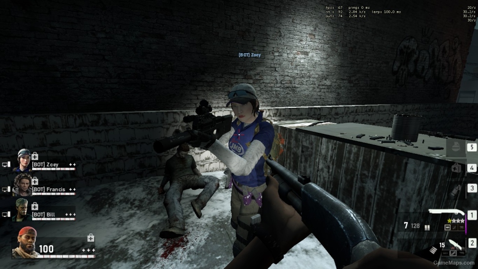 L4D1 Kimiko Nomura - World War Z - [Zoey]
